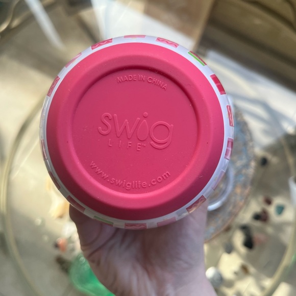 🍉SWIG🍉- Watermelon Popsicle Stemless Wine Tumbler 14oz - Picture 3 of 8